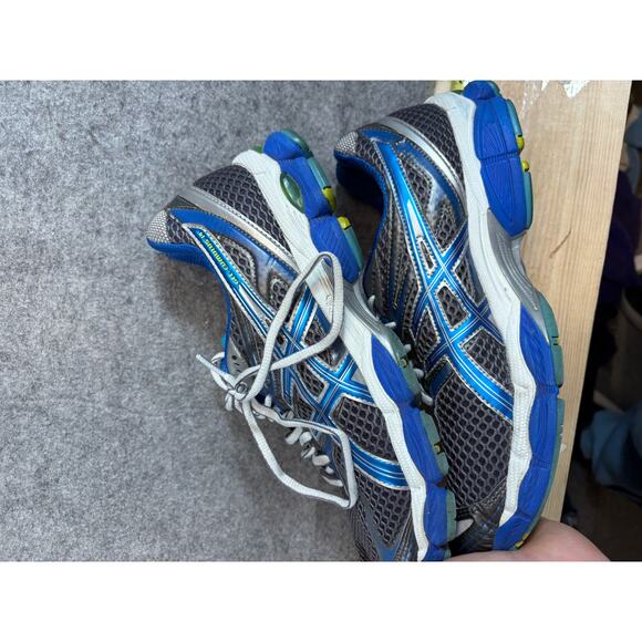 Asics Gel-Cumulus 14 Sneakers Shoes Womens Size 9.5 Blue Running Training T296N - Picture 2 of 10